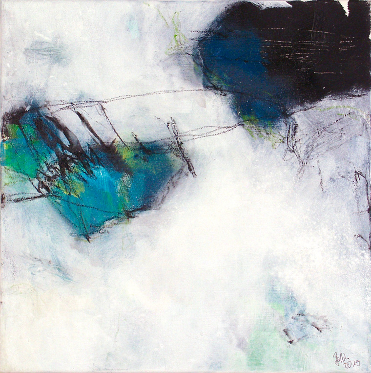 Susanne Ballin - Aufbruch 4, Mischtechnik auf Leinwand